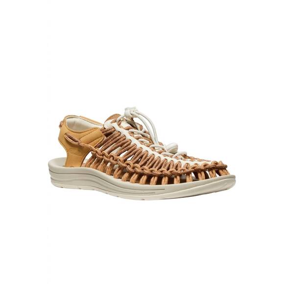 NEW KEEN women's uneek cord sandals in camel